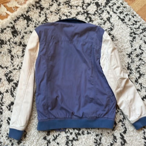 ASOS blue and white contrast sleeve jacket - Picture 4 of 4